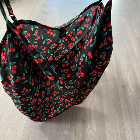 Forever 21 Cherries Cowl Drape Strappy Blouse - Picture 5 of 8